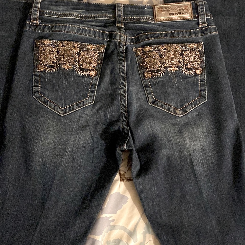 Grace in LA boot cut, easy fit jeans. Size 30